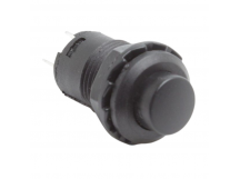 Кнопки на панель DAIER DS-228/B Кнопка на панель черная с фиксациейON-OFF SPST 250В 1,5А (12,4мм)