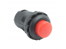 Кнопки на панель DAIER DS-228/R Кнопка на панель красная сфиксацией ON-OFF SPST 250В 1,5А (12,4мм)