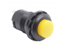 Кнопки на панель DAIER DS-228/Y Кнопка на панель желтая с фиксациейON-OFF SPST 250В 1,5А (12,4мм)