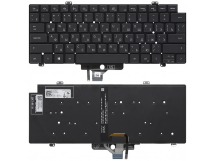 Клавиатура Dell Latitude 3450 черная с подсветкой