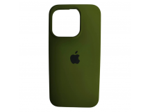Чехол силиконовый Silicone Case ORG iPhone 15 Pro хаки (13)