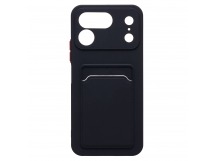 Чехол-накладка - SC337 с картхолдером для "Tecno Spark 50 Pro 4G" (black) (245935)