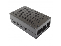 Одноплатные компьютеры NONAME Raspberry Pi 4B корпусалюминиевый черный 94x60,5x32мм