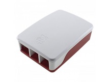 Одноплатные компьютеры NONAME Raspberry Pi 5 корпус пластиковый скулером и радиатором белый/красный