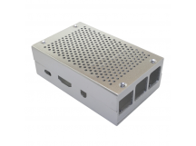 Одноплатные компьютеры NONAME Raspberry Pi 3B+ корпусалюминиевый серебро 94x60,5x32мм