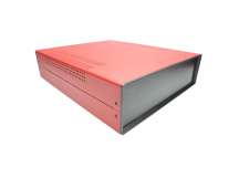 Корпуса стальные Bahar BDA 40009-A5(W325) Корпус стальнойнастольный красный 280x80x325мм