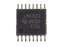 DC-DC преобразователи TI LM43603PWPR (HTSSOP-16) Step-DownDC-DC преобразователь