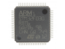 Микроконтроллеры STM STM32F030R8T6 (LQFP-64) Микроконтроллер32-Бит, ARM Cortex-M0