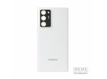Задняя крышка Samsung Galaxy Note 20 Ultra (N985) (Белый) (Со стеклом камеры) Premium