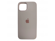 Чехол силиконовый Silicone Case ORG iPhone 14 пудра (02)