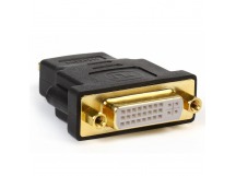 Адаптер SMART BUY HDMI M - DVI 25 F, чёрный. Адаптер для подключения монитора с DVI разъемом к видеокарте, имеющей HDMI разъем. Разъемы переходника: HDMI M, DVI 25 F. (1/500)