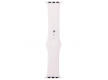 Ремешок - ApW03 для Apple Watch 42/44 mm Sport Band (L) (white)