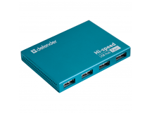 HUB DEFENDER SEPTIMA SLIM 7 портов (адаптер 2А) (1/50)