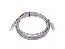 Патч-корд литой TELECOM UTP Кат. 5е, серый, 2 м