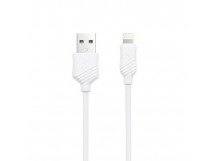 Кабель USB - Apple lightning Hoco X6 Khaki для iPhone 5 (100см) (white)