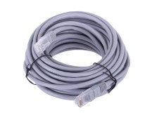 Патч-корд литой TELECOM FTP кат.5e, серый, 15 м 