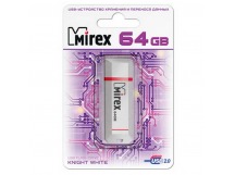 Флеш-накопитель USB 64GB Mirex KNIGHT белый (ecopack)