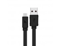 Кабель USB - Type-C Hoco X5 Bamboo (100см) (black)