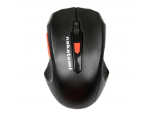 Мышь беспроводная Nakatomi MRON-07U - 6 кнопок + ролик прокрутки, USB, черная