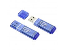 Флеш-накопитель USB 4Gb Smart Buy Glossy series (blue)