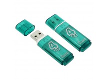 Флеш-накопитель USB 4Gb Smart Buy Glossy series (green)