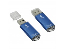 Флеш-накопитель USB 4Gb Smart Buy V-Cut series (blue)