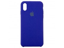Чехол-накладка - Soft Touch для Apple iPhone X/XS (blue)