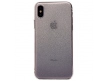 Чехол-накладка - Glamour для Apple iPhone X/XS (silver)