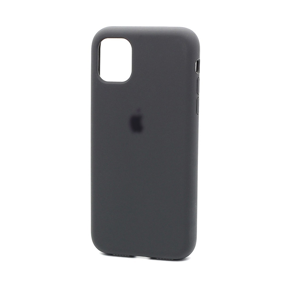 Чехол Silicone Case с лого для Apple iPhone 11 Pro/5.8 (015) графитовый  купить по цене 350₽, описание, характеристики в интернет-магазине SNPMarket