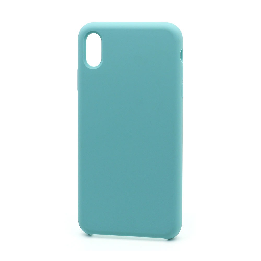 Чехол Silicone Case без лого для Apple iPhone XS Max (021) голубой купить  по цене 200₽, описание, характеристики в интернет-магазине SNPMarket