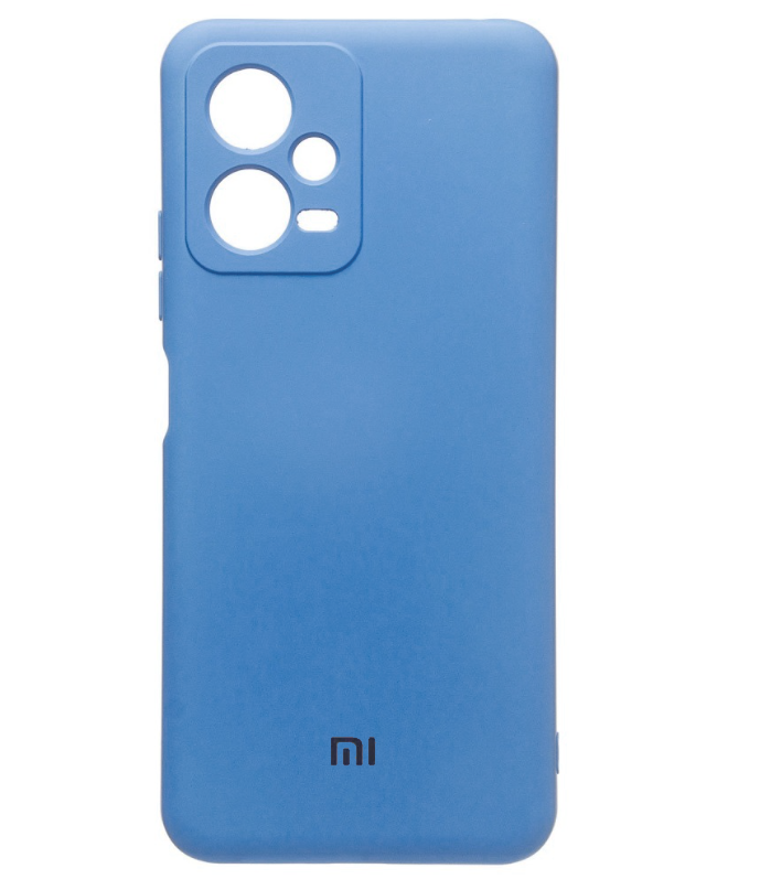 Чехол на Xiaomi Redmi Note 12 Poco X5 5g Silicone Case синий купить по цене 585₽ описание 3821