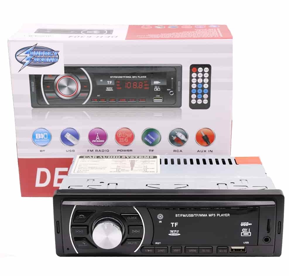 Автомагнитола ENERGY SOUND DEN-6304, Bluetooth , usb, micro, aux, fm, пульт  купить по цене 1 650₽, описание, характеристики в интернет-магазине  SNPMarket