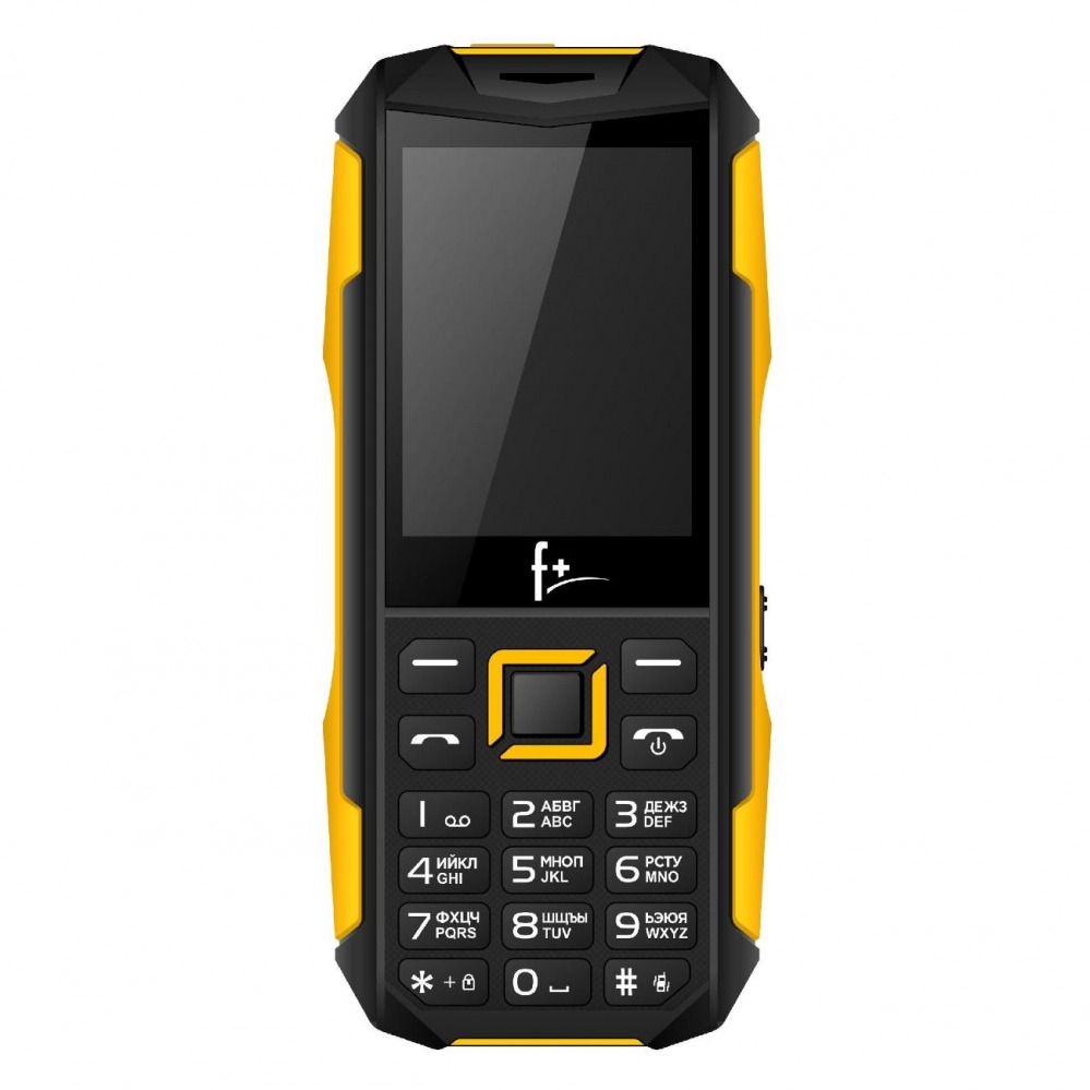 Мобильный телефон F+ (Fly) PR240 Black/Yellow (2,4