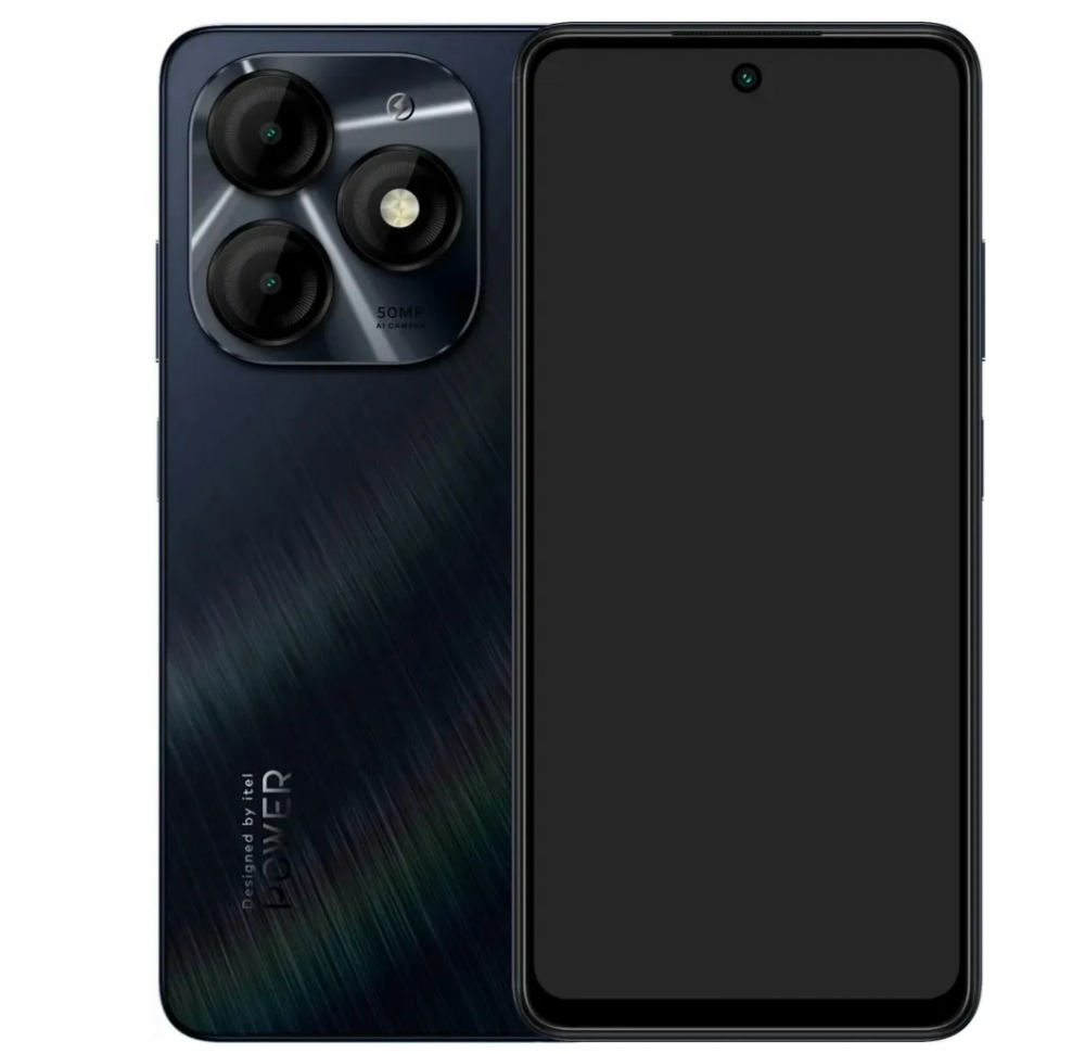 Смартфон ITEL P55 (A666LN) 128+8 Moonlit Black/чёрный купить по цене 10  490₽, описание, характеристики в интернет-магазине SNPMarket