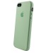 Чехол-накладка - Soft Touch для Apple iPhone 5/iPhone 5S/iPhone SE (light green)#135057