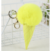 Брелок меховой - Мороженое (yellow)#138633