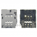 Коннектор SIM для Samsung A800F/A600F/A605F/G570F/G928F/J330F/J415F/J530F/J600F/J610F/J730F/J810F#151515