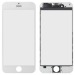 Модульное стекло iPhone 6 в сборе с рамкой, OCA Белое#152882