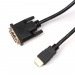 Кабель Dialog HDMI - DVI 3.0 м, в пакете  HC-A1630 (CV-0530 black)#163696