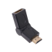 Переходник шт. HDMI - гн. HDMI угловой, поворотный на 180 градусов "Cablexpert"#165278