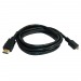 Кабель Dialog HDMI - micro HDMI - HC-A0518 (CV-0318 black) V1.4, длина 1.8 м, блистер#164475