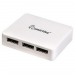USB - Xaб 3.0 Smartbuy 4 порта, белый (SBHA-6000-W) (1/5)#1133537