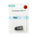 Картридер OXION OCR012BK, черный, USB 2.0, Micro SD, до 32Гб#165623