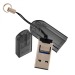 Картридер OXION OCR012BK, черный, USB 2.0, Micro SD, до 32Гб#165642