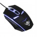 Мышь оптическая Nakatomi MOG-02U Gaming mouse  - игровая, 4 кнопки + ролик, 7-ми цветная подсветка, USB, черная#167455