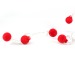Декоративная гирлянда KOCМОС 150 "пушистые шарики", красные#175671