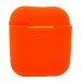 Чехол - силиконовый, тонкий для кейса Apple AirPods/AirPods 2 (orange)#175503