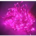 Светодиодная гирлянда КОСМОС, 80 светодиодов, розовый. 8 режимов мигания. 8,8м#174637