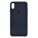 Чехол-накладка - Soft Touch для Apple iPhone XS Max (dark blue)#175836