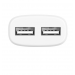 Адаптер Сетевой Hoco C12 2USB/5V/2.4A + кабель micro USB (White)#1394914